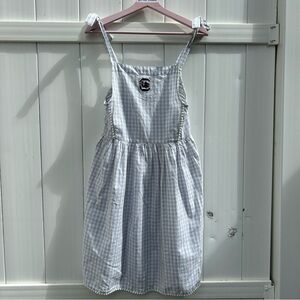 GARB TEAM Carolina Gamecocks Cocky Grey & White Gingham Jumper Dress Sundress XL